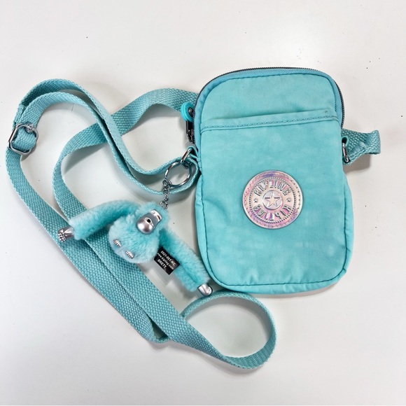Kipling Handbags - Kipling Tally Solid Crossbody Phone Bag - Poppy Aqua